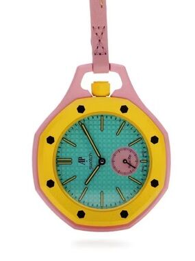 Audemars Piguet Pink Yellow Turquoise Novelty Pendant Watch
